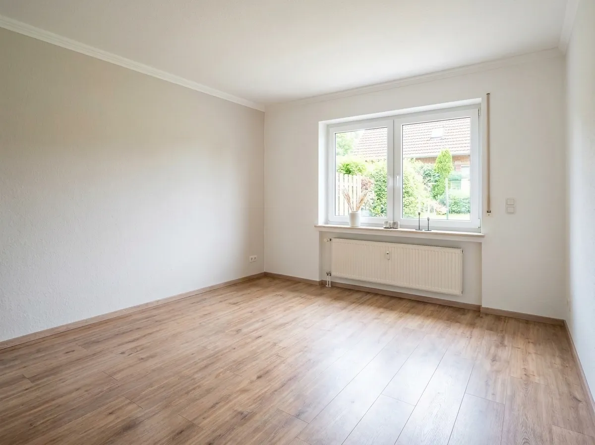 Leeres Esszimmer – nachher